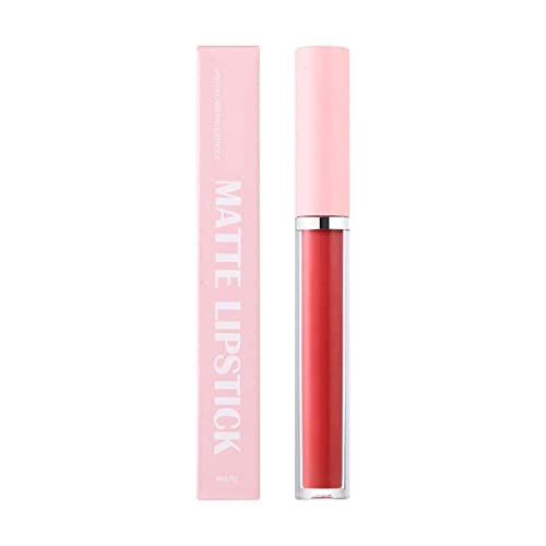 Xiahium Lip Stain Pen Lipstick Batom Lipstick Lipgloss para Mulheres 24 Horas Originales 24 Deep Red Original Original