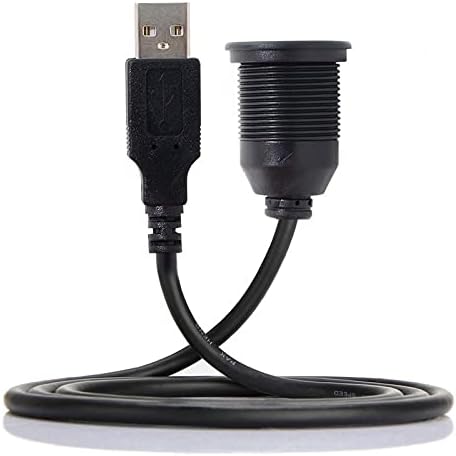 Conectores USB 2.0 Porta Male para Feminino Extensão Cabo Impermeável Montagem Dune Dual Docker USB PANHBOARD PANHBOAR
