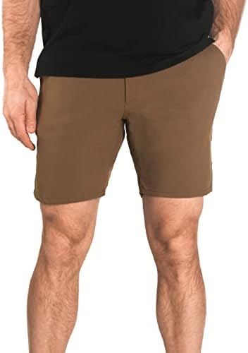 Imperial Motion Men Slim Fit Stretch Chino Chino Short Lightweight Water & Stain Resistentes de 7 Athletic Short