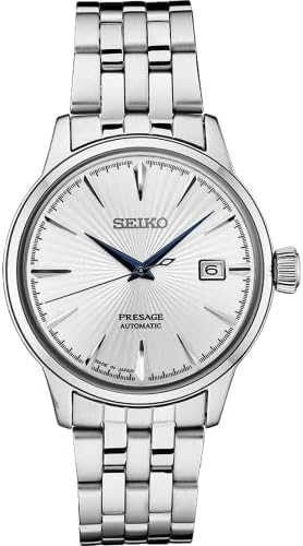 Seiko Srpb77 Pressage masculino Help Silver Tone 40,5mm Aço inoxidável