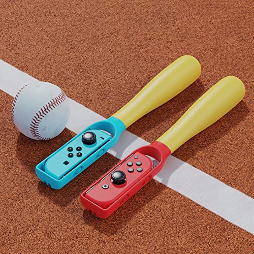 Grip de bastão de beisebol, codegoy baseball bastão acessórios de jogo compatíveis com switch Nintendo Switch OLED/ Nintendo Switch,