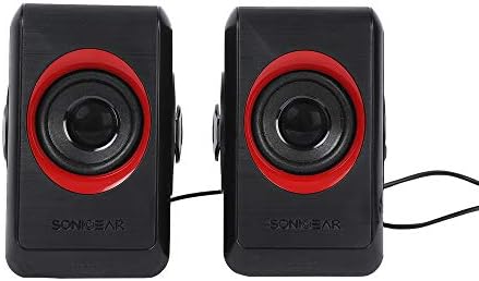 SonicGear Quatro 2 Quad Reflex Bass Speakers - Red