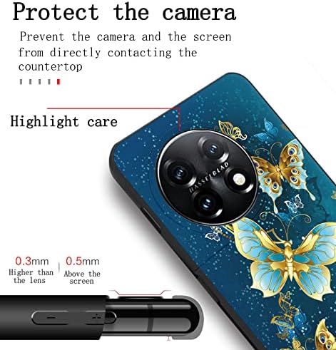 StarHemei para onePlus 11 5G Case, Silicone TPU Slim Fit Rubber Flexibility Soft Protective Protector Cell Case para OnePlus 11