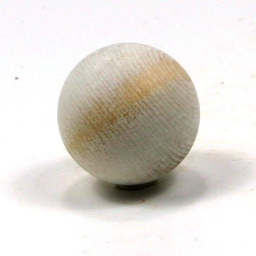 MyLittlewoodshop - PKG de 3 - Ball - 1-1/2 polegadas de diâmetro inacabado de madeira