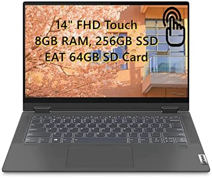 Lenovo Ideapad Flex 5 14 FHD Touch laptop conversível, leitor de impressão digital, Intel Core i5-1035G1, 8 GB DDR4