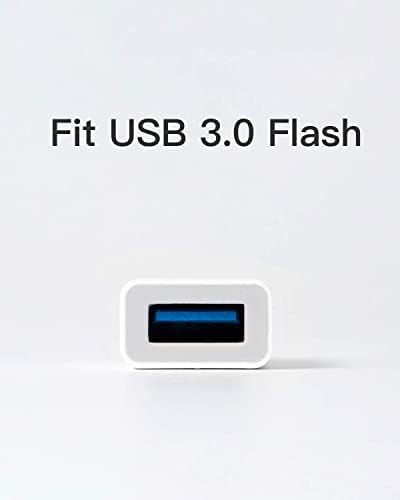 Lightning para o adaptador de câmera USB e o cabo da câmera e NOVA OTG para iPhone MFI Certificado compatível com o