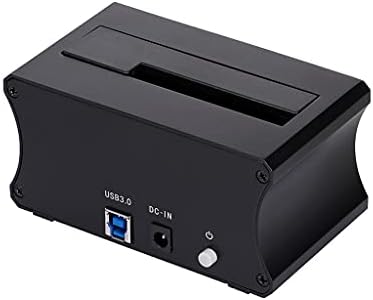 Estação de acoplamento de disco rígido grossa USB3.0 2.5/3,5 '' SATA HDD/SSD Alta velocidade Alumínio HDD Card Card Card Reader