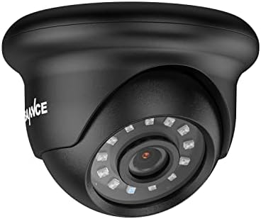 Câmera de segurança com fio de Sannce 1080p com Exir Night Vision, IP66 à prova d'água para vigilância domiciliar externa em interior