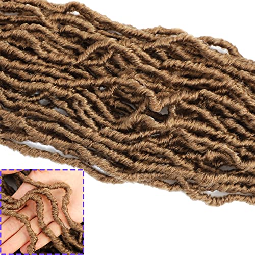 18 polegadas 2 embalam novos cabelos de crochê de locs macios, para tranças de crochê de estilo de borboleta natural, extensão