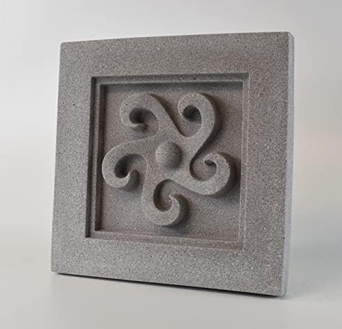 O Pineapple Grove projeta o ornamento de placa de ladrilhos 3D de alívio do BAS Sculpted BAS, pedra fundida sólida, design de
