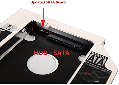 Dy-Tech SATA 2º disco rígido HD SSD Caddy para HP Elitebook 8460p 8470p 8560p 8570p 8760p 8470W 8570W