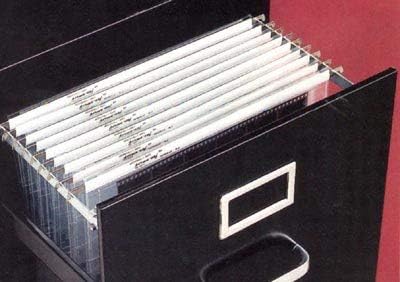 Stororesmart® - Pasta de arquivo pendurado barras/hastes de metal 50 - VG101-50