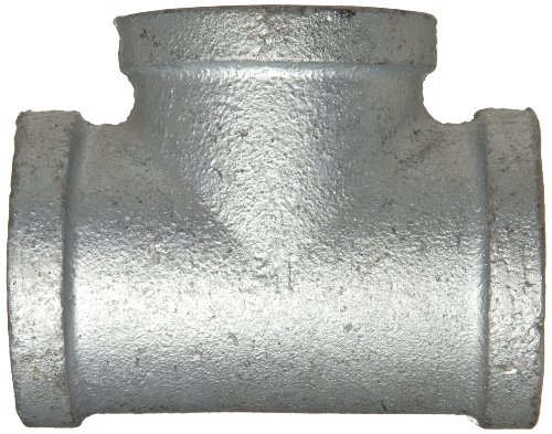 ANVIL 8700120754, encaixe de tubo de ferro maleável, tee, fêmea de 1/8 de NPT, acabamento galvanizado