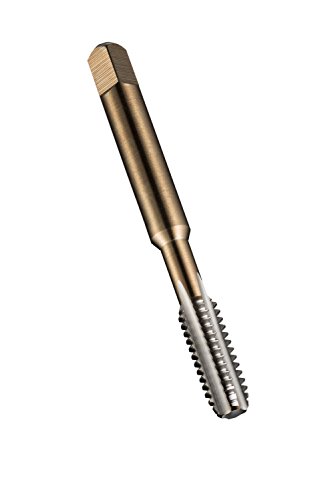 Dormer E513 Torneira de flauta reta de aço de alta velocidade, acabamento não revestido, haste redonda com extremidade quadrada,