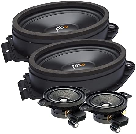 PowerBass USA OE69C -GM 6 x 9 ajuste direto - sistema de componentes OEM GMC 80W RMS/160W Max