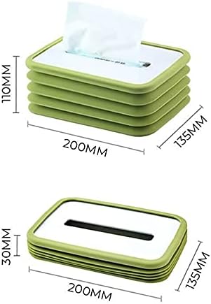 LLly Silicone dobring Tissue Box Multifunction Livre Retractable Laborable para o banheiro da cozinha do quarto de guardana