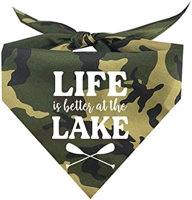 A vida é melhor no Lake Dog Bandana