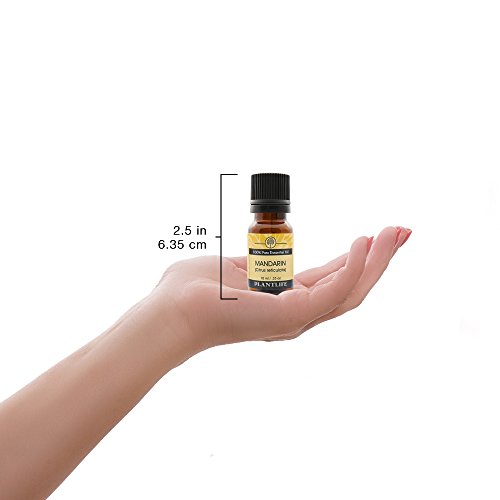 Óleo essencial para aromaterapia com mandarim da Plantlife - diretamente da planta pura de grau terapêutica - sem aditivos