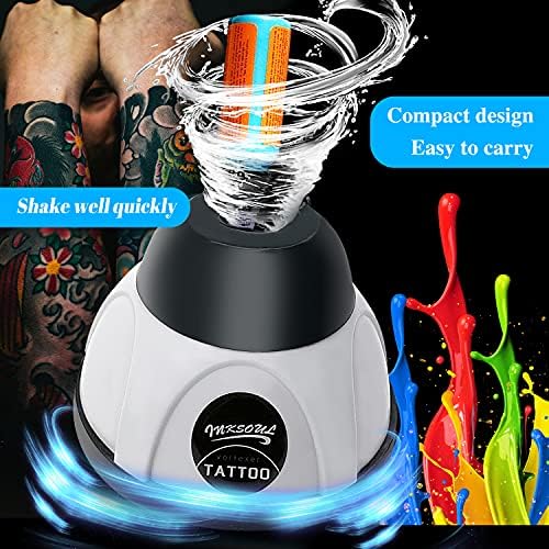 Misturador de shaker de vórtice líquido, 8700 rpm mini misturador de vórtice de tatuagem com touch touch touch tattoo
