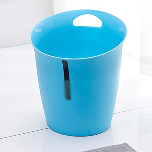 Lixo de lixo de zukeeljt lata de lixo, suprimentos para o banheiro doméstico lixo de forma criativa com alça
