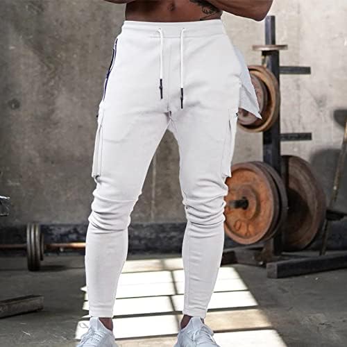 Diyago Jogger Men Cargo Moda Slim Fit Casual Sorto atlético Elegante Caminhada de tração de tração esportiva calça esportiva