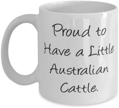 Presentes épicos de cães australianos, orgulhosos de ter um pouco de gado australiano, férias de 11 onças de caneca de