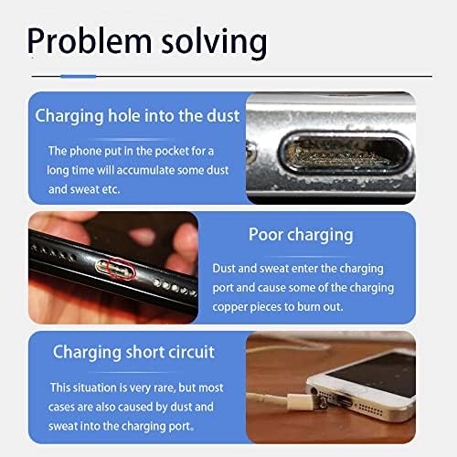plugue de poeira anti-perda do iPhone, plugue de poeira compatível com iPhone Plus, Pro, Max e Air PODS, incluindo o pincel