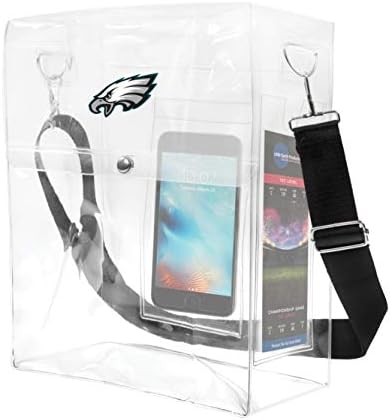 Littlearth Stadium Friendly Clear Ticket Satchel Bag com o logotipo da equipe