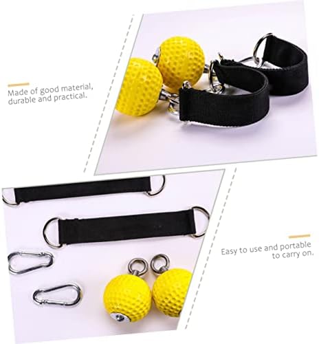 INOOMP 2 SETS PULL-UP GRIP Treinador de pulso Hand Exercício Bolas de aperto Bolas de treino Bolas de treino para exercícios Bolas de treinamento de fitness Bolas de fitness Power Grip Grip Gripper Hand Gripper