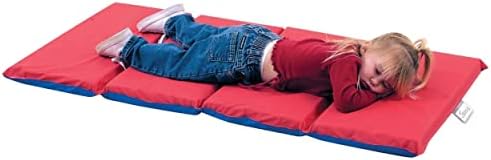 Fábrica infantil, CF400-509RB, Angels Rest 2 Capinho de soneca para criança, azul-vermelho, tapete de dormir em sala