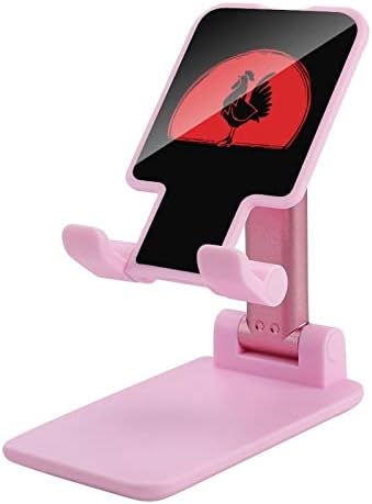 Cock Rooster Sunset Phone Stand Stand Phone Phone Titular Smartphone portátil Acessórios de telefone Stand Stand