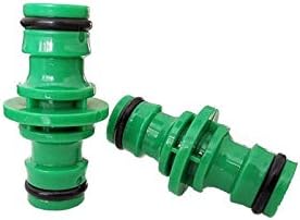 Manhong irrigação gotejador 50 pedaços de 1/2 polegada de jardim plástico de acoplamento rápido tubo de água caseira tubo