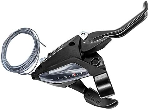 Shimano Bike Shifter ST-EF500,7 Speed ​​Right Brake Allaver com cabos internos, alça ergonômica para MTB