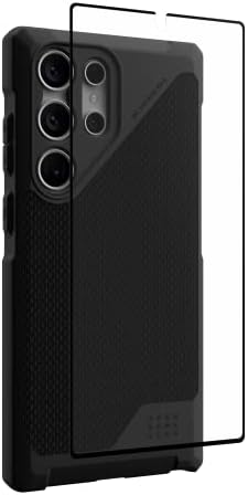 Urban Armour Gear Uag projetado para Samsung Galaxy S23 Ultra Case Charging magnético Metropolis LT Pro Kevlar Black