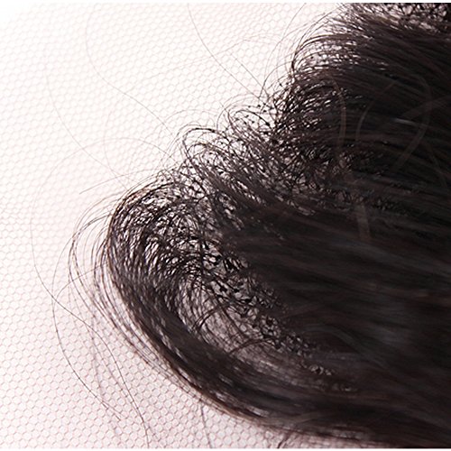 Hairpr Lace Fechamento Humano Cabelo 4 X3.5 Onda corporal Black Natura