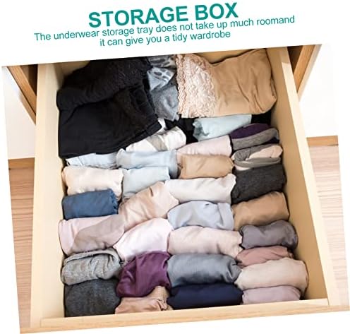 Toyvian 7 Mesh Storage Storage Box Caixa de armazenamento dobrável Caixa de armazenamento dobrável Caixa de armazenamento Organizadores de gavetas Organizadores para roupas Caixa de armazenamento de roupas de roupas dobráveis ​​Organizador de roupas