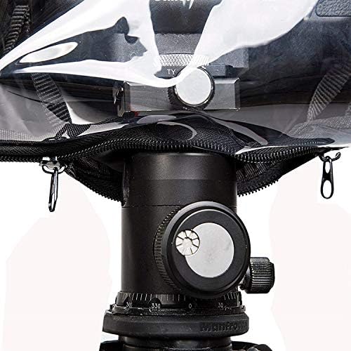 Wanby Câmera à prova d'água Capa de chuva Professional Câmera de câmeras pretas macias para todas as câmeras DSLR SLR