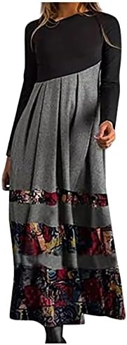 Trebin feminino outono e inverno casual fino com mangas compridas vestido de pano de lã de lã de cor sólida