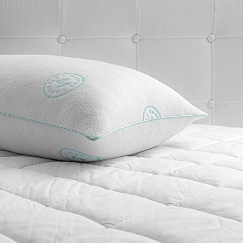 Martha Stewart Cooling Tecido Infundido firmemente em conformidade com o travesseiro de cama de espuma para todos os tipos