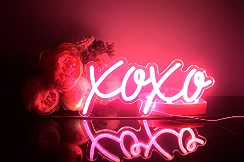 Ulalaza Neon Light sinal LED xoxo Night Lights Usb Operou Decorative Marquee Sign Bar Pub Store Club Garage Home Party Decor