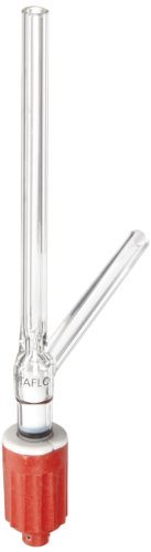 Corning Pyrex Borossilicate Glass Bidirecionada ângulo de 90 graus Rotaflo Stopcock com furo simples de 0 a 6 mm