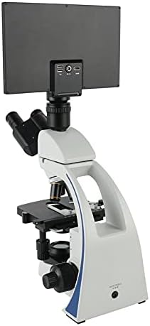 SH-CHEN HD 1080p 11,6 LCD 40X-1000X 1600X 2000X Microscópio biológico trinocular profissional do laboratório + Aio Microscope