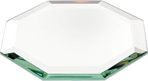 Plymor Octagon 5mm Mampendo de vidro chanfrado, 4 polegadas x 4 polegadas
