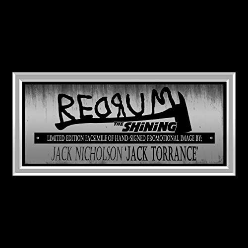The Shining Redrum Jack Nicholson Limited Signature Edition Studio Licenciado Foto Custom Frame