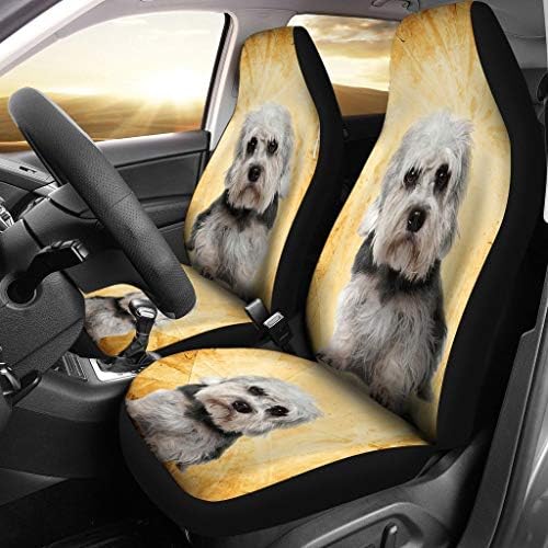 Dandie Dinmont Terrier Print Print Car Seat Covers