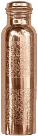 OSNICA 900 ml de design decente de garrafa de cobre com tampa Perfeita ayurvédica Navio de cobre para esportes, fitness,