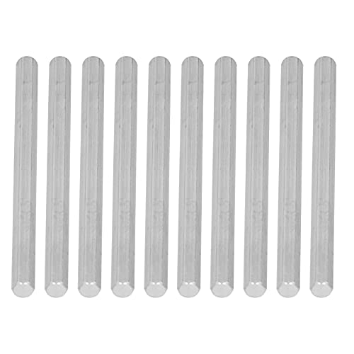 10 PCs 8mm Haste sexto, barra de aço inoxidável padrão, eixo para engenharia de robôs DIY, peças de movimento linear