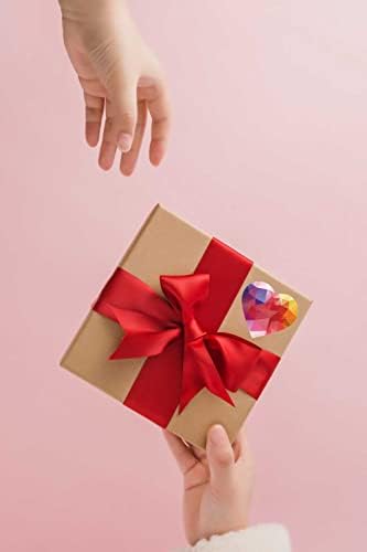 Adesivos de Valentine, adesivos em forma de coração de 192pcs, adesivo de auto-adesivo doce para festas para festas, envelopes presentes