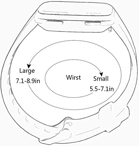 Lamshaw Compatível com faixas de luxo Fitbit, acessórios de pulseira de pulseira de substituição de silicone compatíveis
