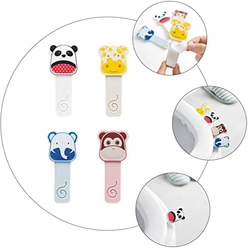 Veemões de assento no banheiro Portafilter tigela de vaso sanitário 8pcs desenho animado animal vaso sanitário punheta de desenho